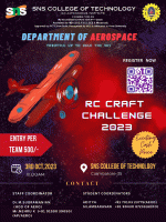 RC craft Challenge 2023 Technical Event Poster